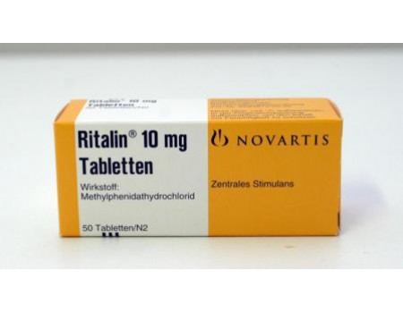 Ritalin 10mg. 30 tablets